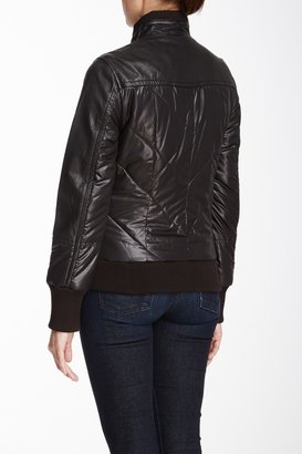 Andrew Marc Genuine Leather Puffer Jacket