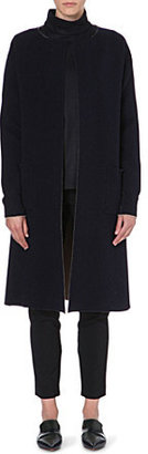 Jil Sander Collarless cashmere-blend coat