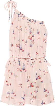 Etoile Isabel Marant Midway one-shoulder silk mini dress