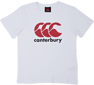 Canterbury of New Zealand CCC Logo Boys  T-Shirt - White