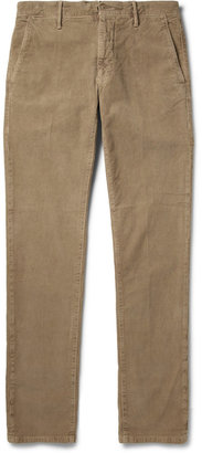 Incotex Slim-Fit Garment-Dyed Corduroy Trousers