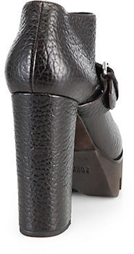 Brunello Cucinelli Monili Beaded Leather Ankle Boots
