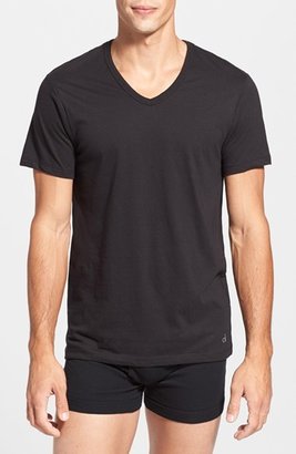 Calvin Klein Slim Fit V-Neck T-Shirt (3-Pack)