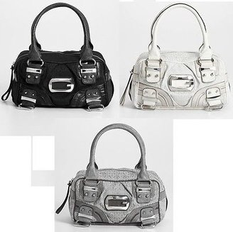 GUESS ..guess..introduces Incredible Jilly Collection Box Bag-Gray/Coal/Stone