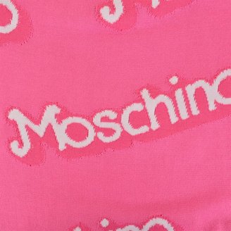 Moschino Iconic Logo Detail Knit Jumper Dress