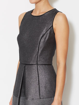Cynthia Steffe Aniston Metallic A-Line Dress