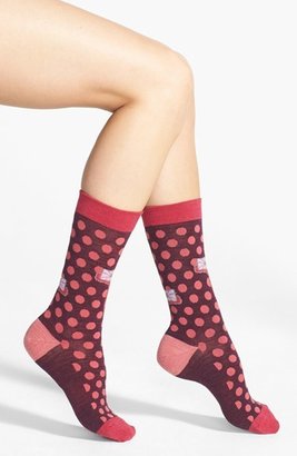 Smartwool 'Dancing Dots' Merino Wool Blend Crew Socks