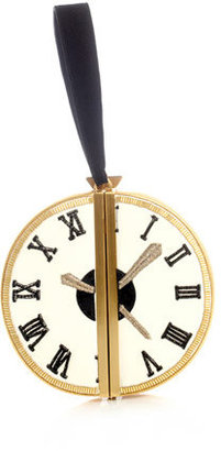 Diane von Furstenberg Clock circle box-clutch
