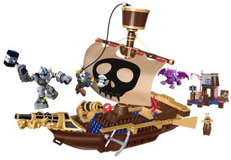 Mega Bloks Megabloks Skylanders Crushers Pirate Quest 2-in-1 Play Set