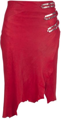 Balmain Vintage Studded tab skirt