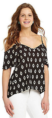 Living Doll Off-The-Shoulder Printed Top