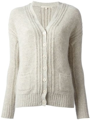 Gold Hawk cable knit cardigan