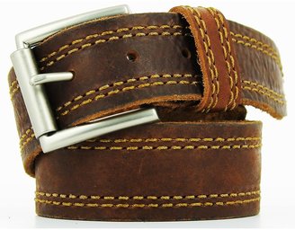 Tulliani Remo Contrast Stitch Belt - Leather (For Men)