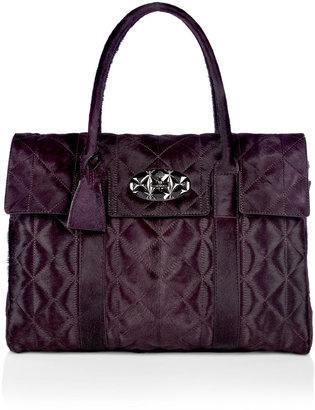 Mulberry Red Onion Quilted Haircalf Bayswater