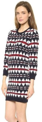 DSquared 1090 DSQUARED2 Jacquard Sweater Dress