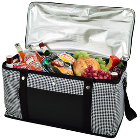 Picnic at Ascot Houndstooth Folding 72-Can Cooler