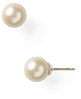 Carolee Faux Pearl Stud Earrings