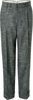 Paul Smith Wool-Blend Wide Legged Pants