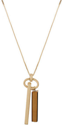 Kenneth Cole NEW YORK Geometric Pendant Necklace - GOLD
