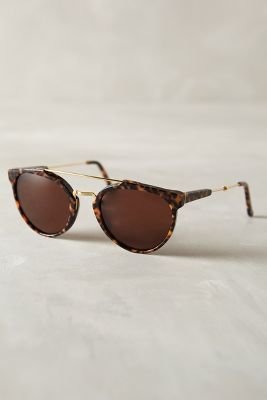Super Giaguaro Havana Sunglasses Brown Motif One Size Eyewear