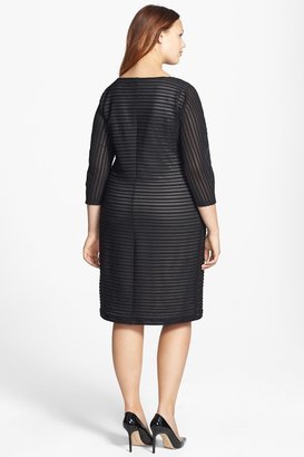 Calvin Klein Ribbed Dress (Plus Size)
