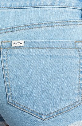 RVCA Seam Detail Denim Cutoff Shorts (Juniors) (Online Only)