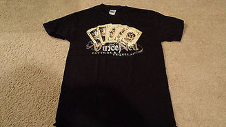 Gildan Authentic Vince Neil Tattoos and Tequilla Logo T-Shirt  NEW S-XL Motley Crew