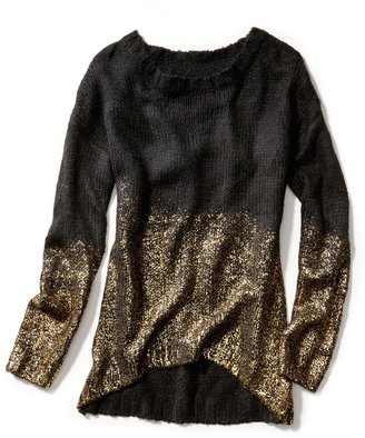 Piperlime Collection Gold Dipped Sweater
