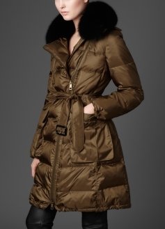 Burberry Long Down Filled Puffer Jacket