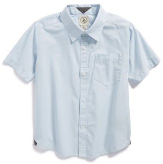 Volcom 'Weirdoh' Short Sleeve Woven Shirt (Toddler Boys)