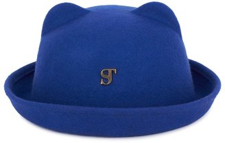Supertrash Felt Bowler Hat with Ears