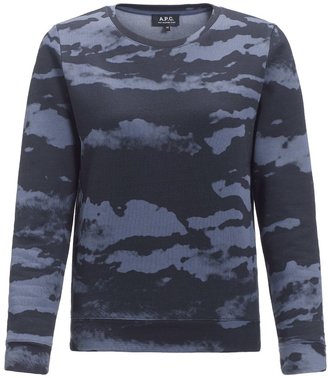 A.P.C. Blue Basique Sweatshirt