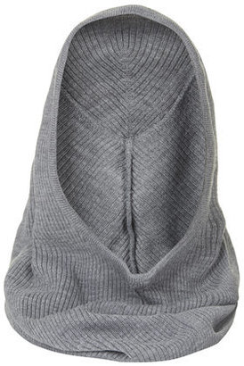 Topshop Womens Hooded Snood - Grey