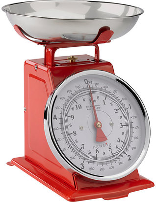 Hanson Traditional Mechanical Kitchen Scale - Red.
