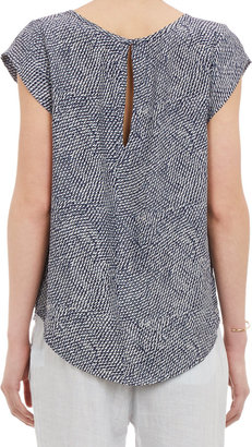 Joie Feather-Print Rancher B Top