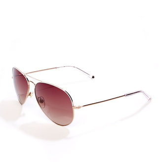 MICHAEL Michael Kors Kennedy Plastic Aviator Sunglasses
