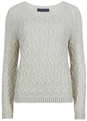 Marks and Spencer M&s Collection Multi Stitched Weave Jumper with StayNEW™