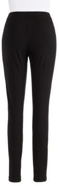 DKNY DKNYC Pants with Faux Leather Strip