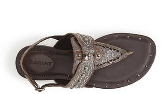 Ariat 'Quartz' Leather Slingback Thong Sandal (Women)