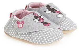 Stride Rite 'Mickey & Minnie' Crib Shoe (Baby)