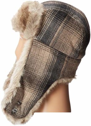 Woolrich Wool Aviator with Faux Fur Lining and Earflaps Caps