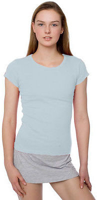 American Apparel Ladies Sheer Jersey Cap Sleeve T-Shirt - 6321