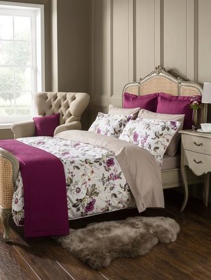 Christy Orchid oxford pillowcase pair plum