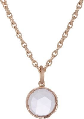 Irene Neuwirth Amethyst & Rose Gold Pendant Necklace