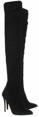 Office Neve Over The Knee Boots Black Suede