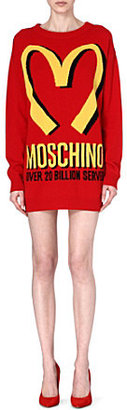 Moschino M knitted mini dress