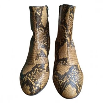 Dries Van Noten Exotic leathers Ankle boots