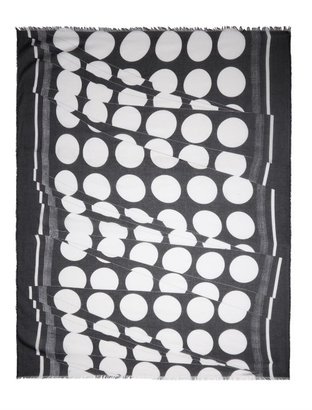 Stella McCartney Folded dots-print scarf