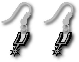 Aminco San Antonio Spurs Logo Drop Earrings
