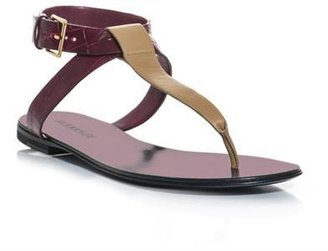 Jil Sander Leather bi-colour sandals